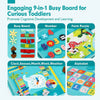 Montessori Busy Book Activity Travel Board