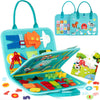 Montessori Busy Book Activity Travel Board