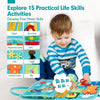 Montessori Busy Book Activity Travel Board