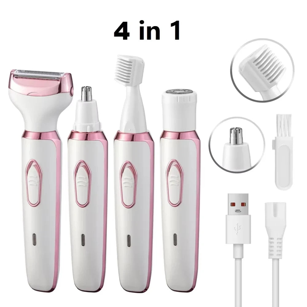 4 in 1 Electric Lady Shaver