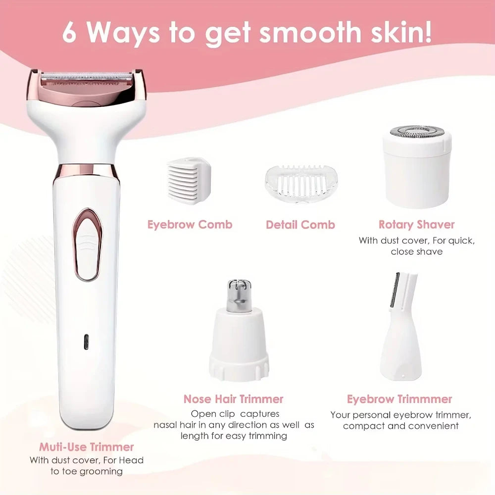 4 in 1 Electric Lady Shaver