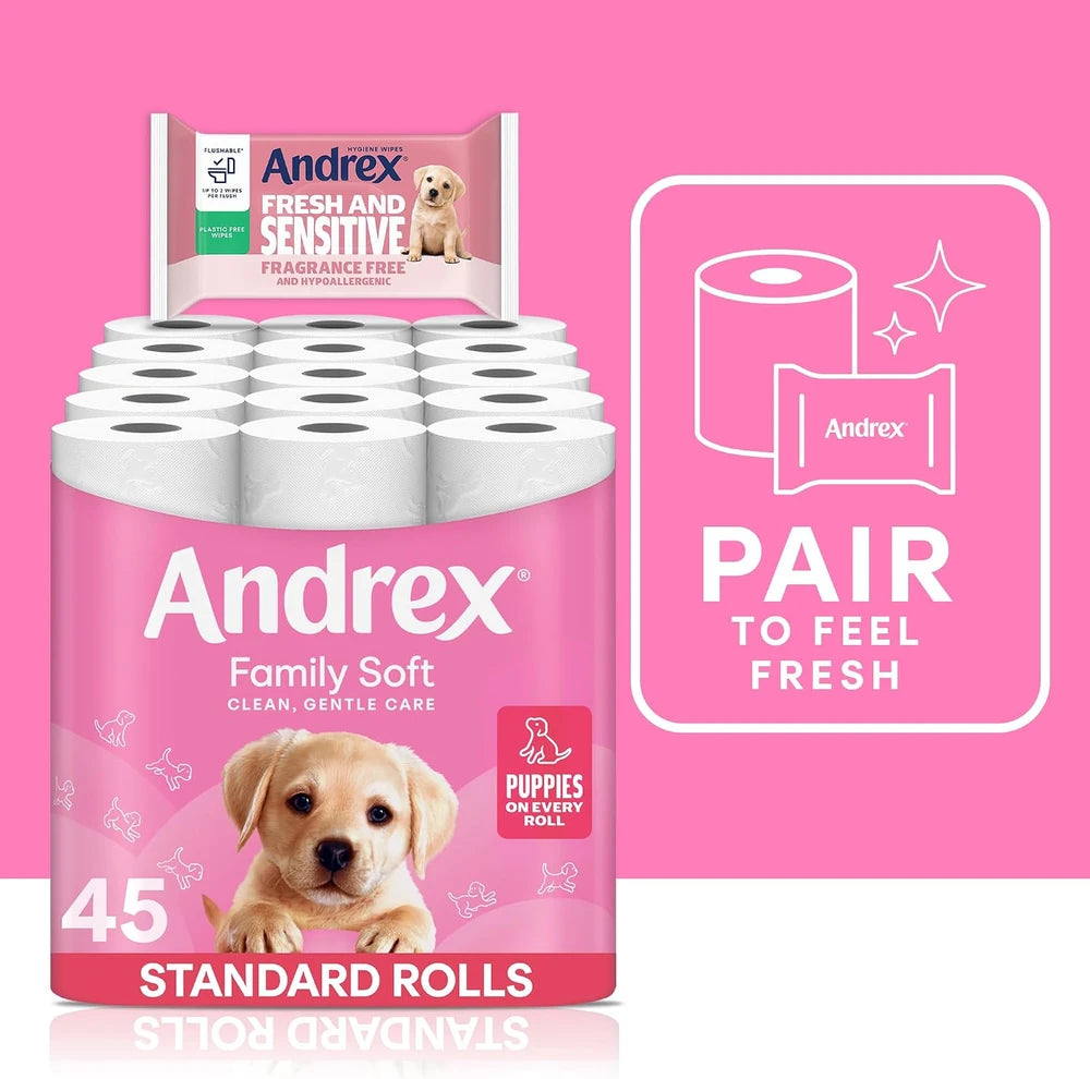 Andrex Family Soft Toilet Roll Bulk Pack